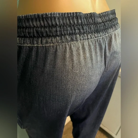 LUCY Indigo Do Everything Light Blue Denim Print Jogger - Picture 9 of 16